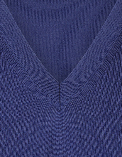 Maerz Slipover Merino Wool | Blue
