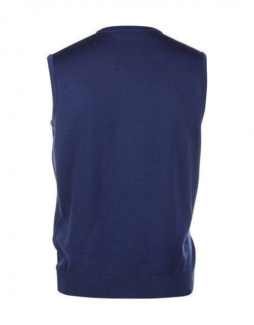 Maerz Slipover Merino Wool | Blue