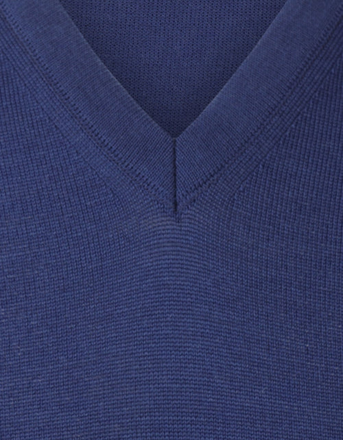 Maerz Slipover Merino Wool | Blue