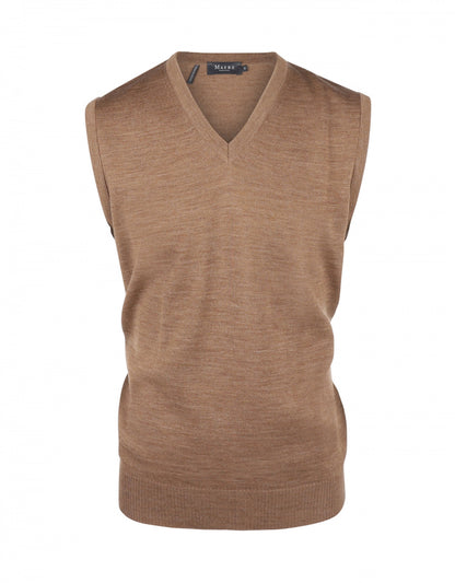 Maerz Slipover Merino Wool | Brown