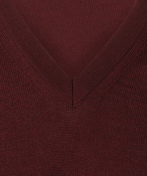 Maerz Slipover Merino Wool | Red