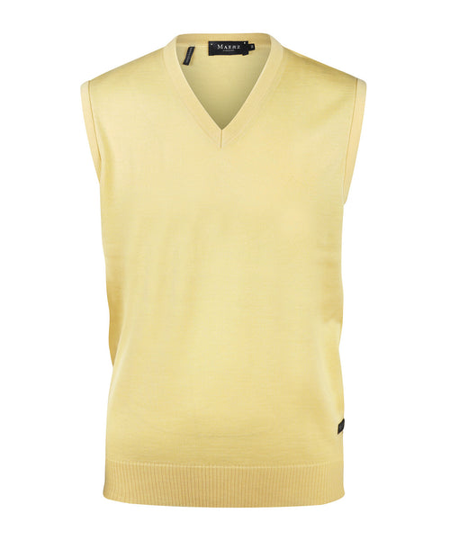 Maerz Slipover Merino Wool | Yellow