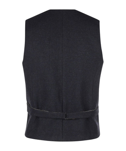 Irische Tweed-Weste | Marineblau