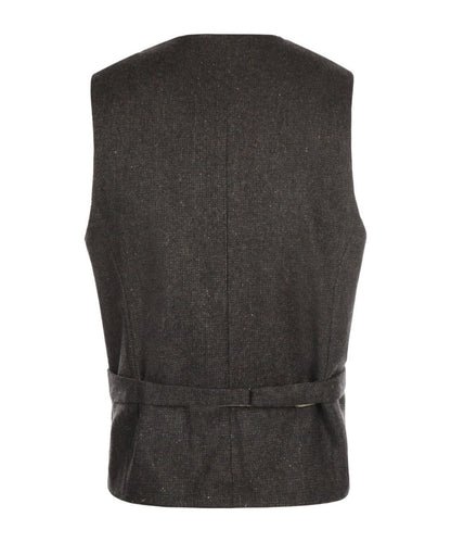 Irische Tweedweste | Braun