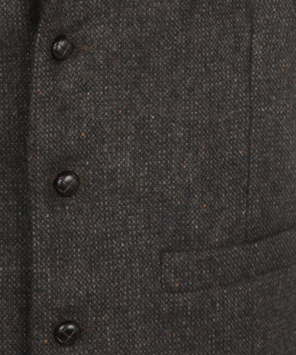 Irische Tweedweste | Braun