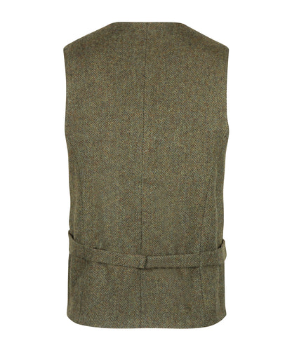 Gilet Celtic Tweed | Mos Groen