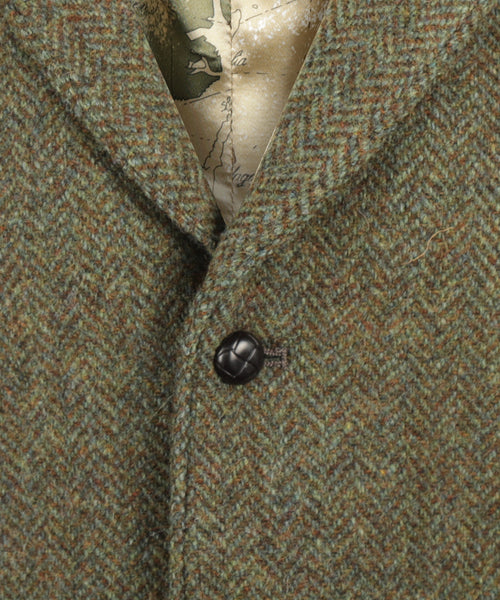 Iers Tweed Gilet | Groen