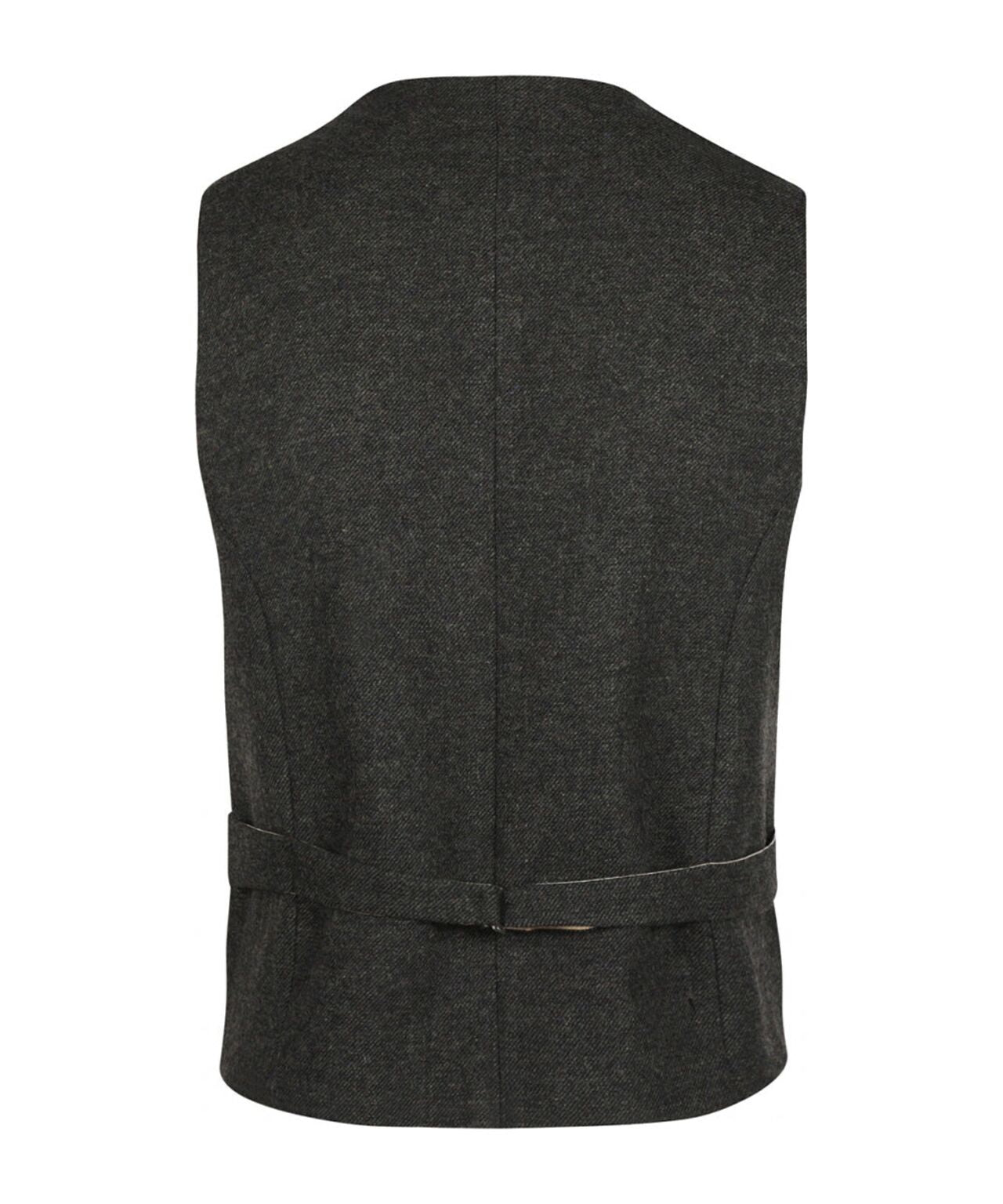 Gilet Celtic Tweed | Donker Groen