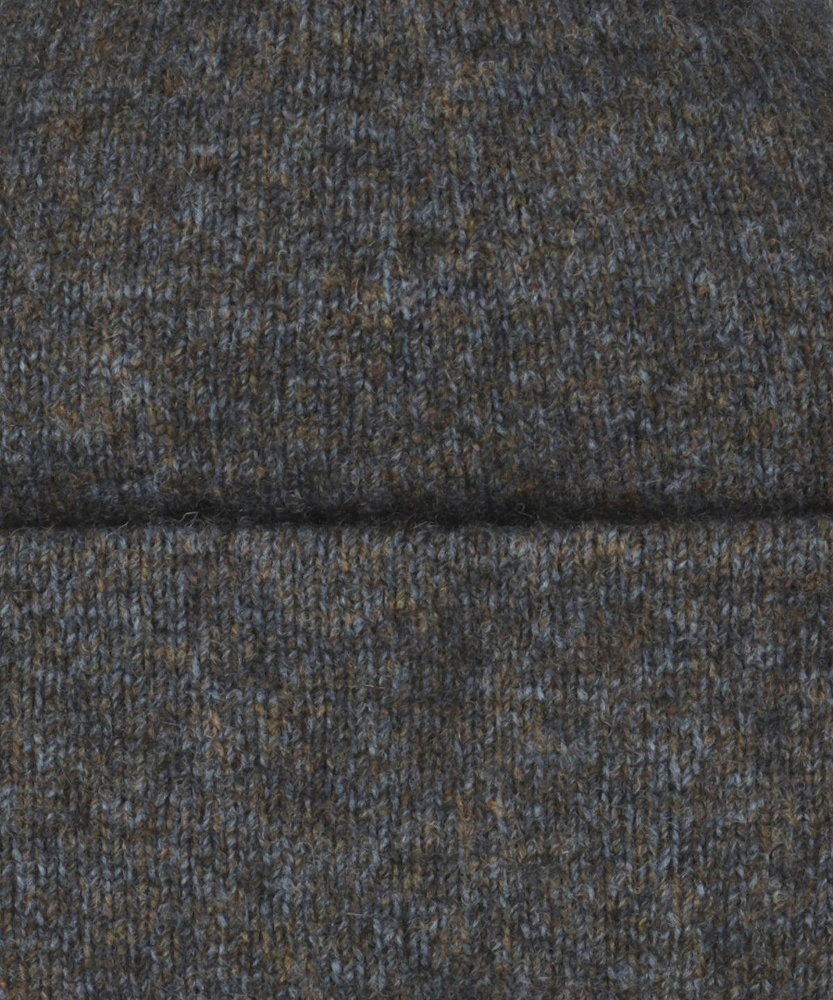 Beanie Possum mix | Bruin/Blauw melange