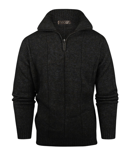 Sweater Javelin high zip | Brown