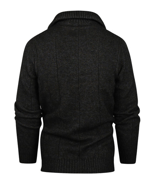 Sweater Javelin high zip | Brown