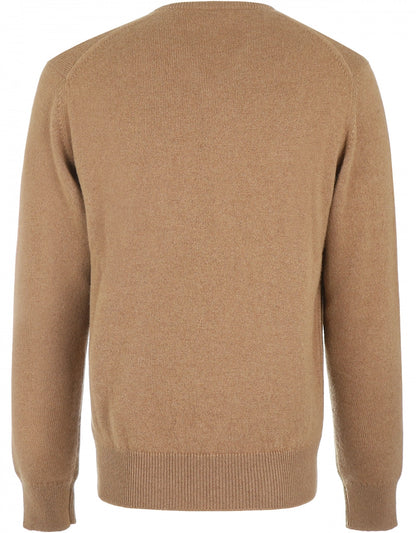 V-Hals Camelhair | Natural