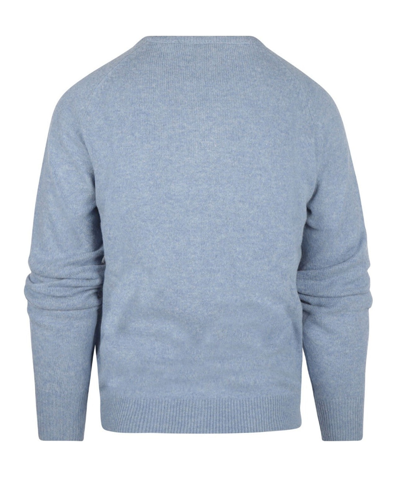 Lamswol Ronde Hals Pullover | Licht Blauw