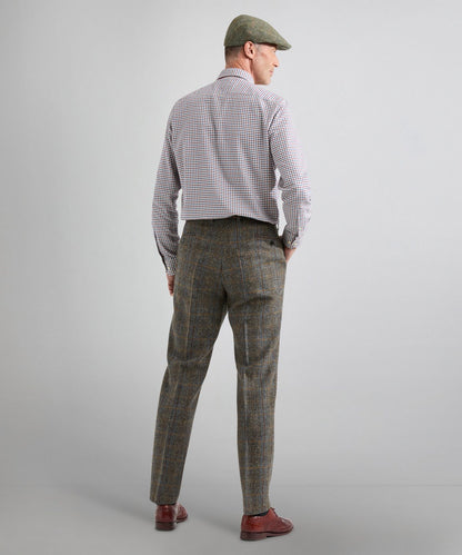 Shirt Button Down | Bordeaux Multi Ruit