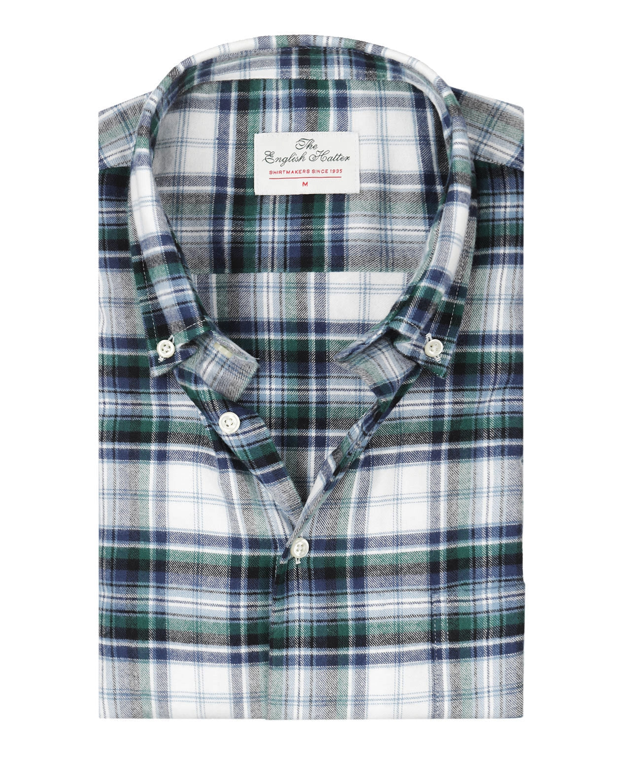 Shirt Button Down | Groen Multi Ruit Groot