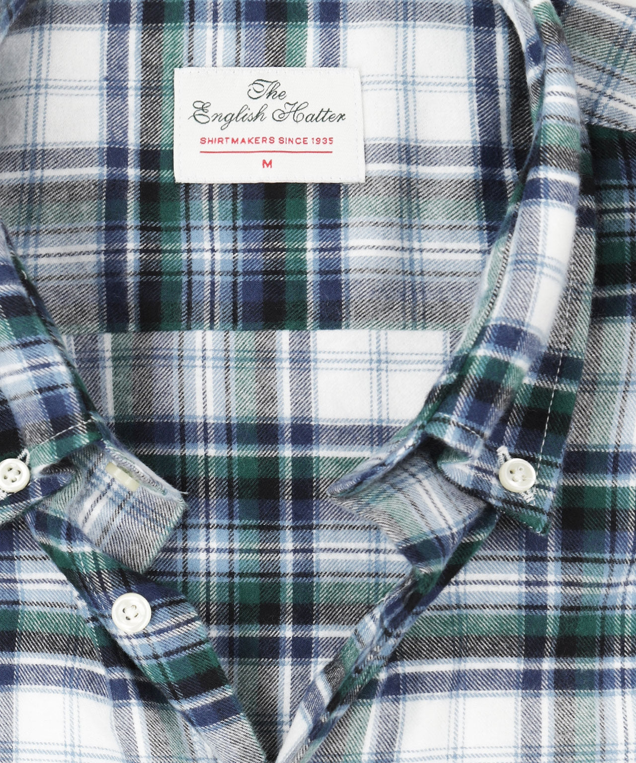 Shirt Button Down | Groen Multi Ruit Groot