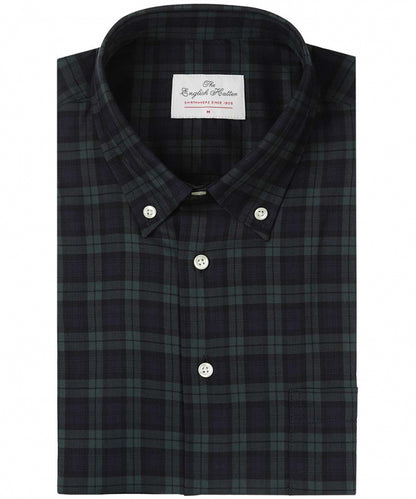 blackwatch dress shirt Turnbull & Asser Black Watch Tartan Windsor Shirt