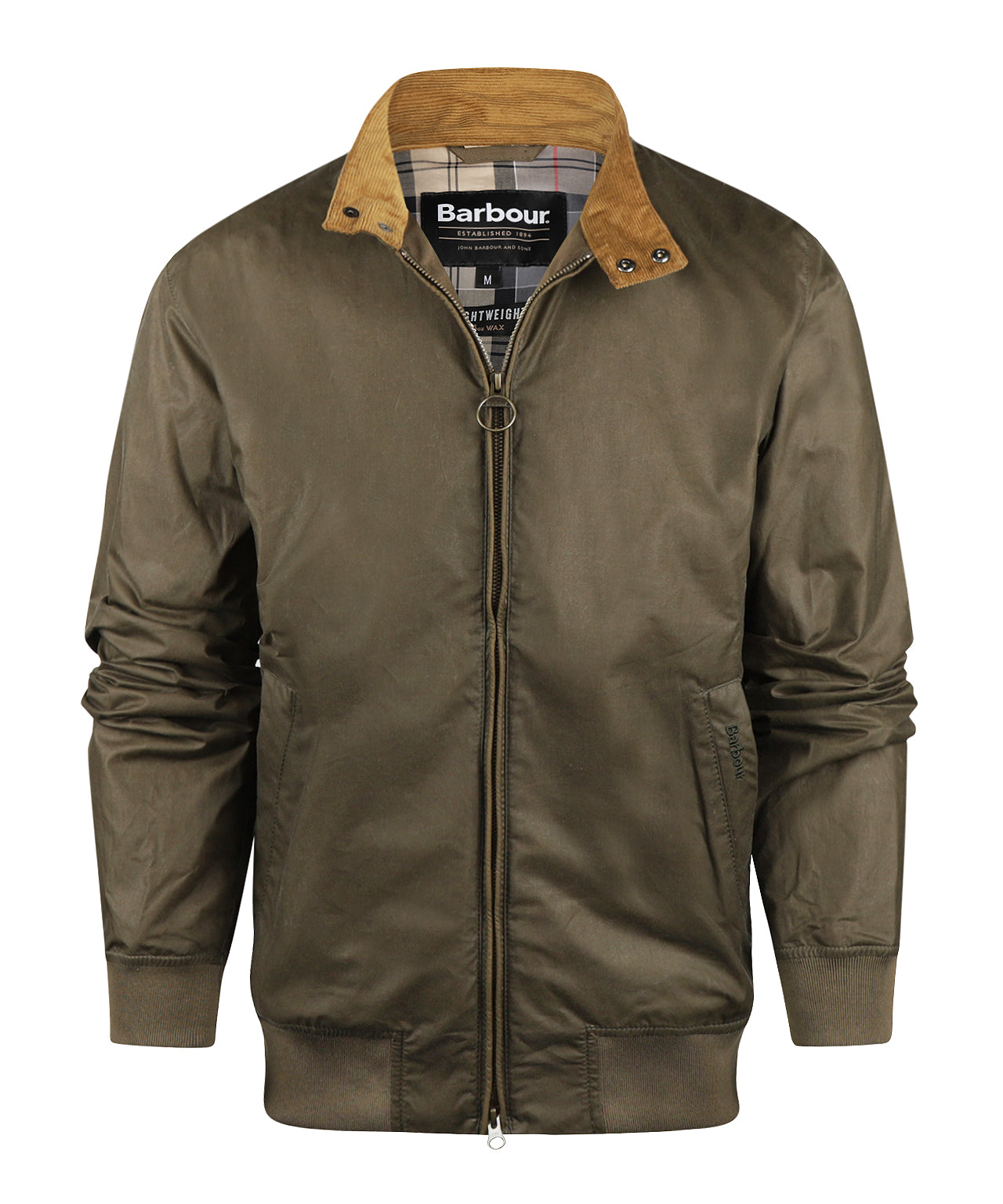 Leichte Wachsjacke Royston | Grün
