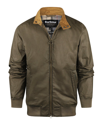 Leichte Wachsjacke Royston | Grün