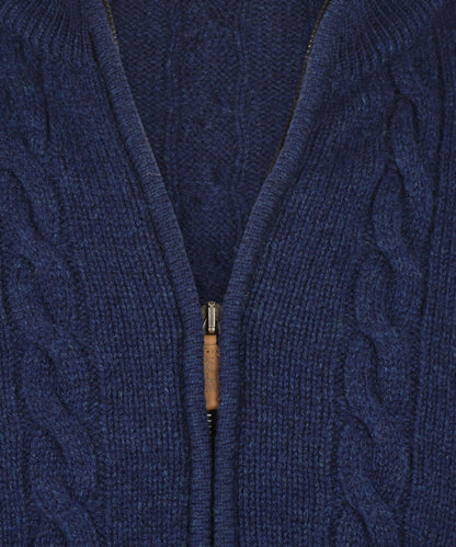 William Lockie Cable Cardigan with Zipper | Regatta