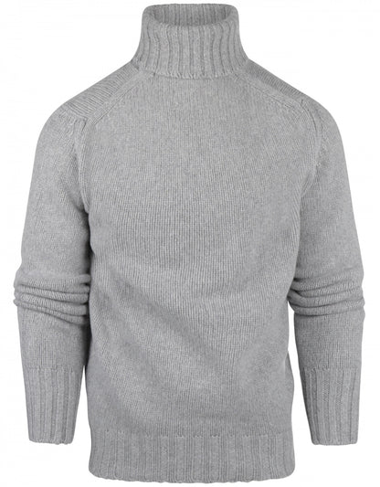 Geelong Kaschmir-Rollkragenpullover | Grau