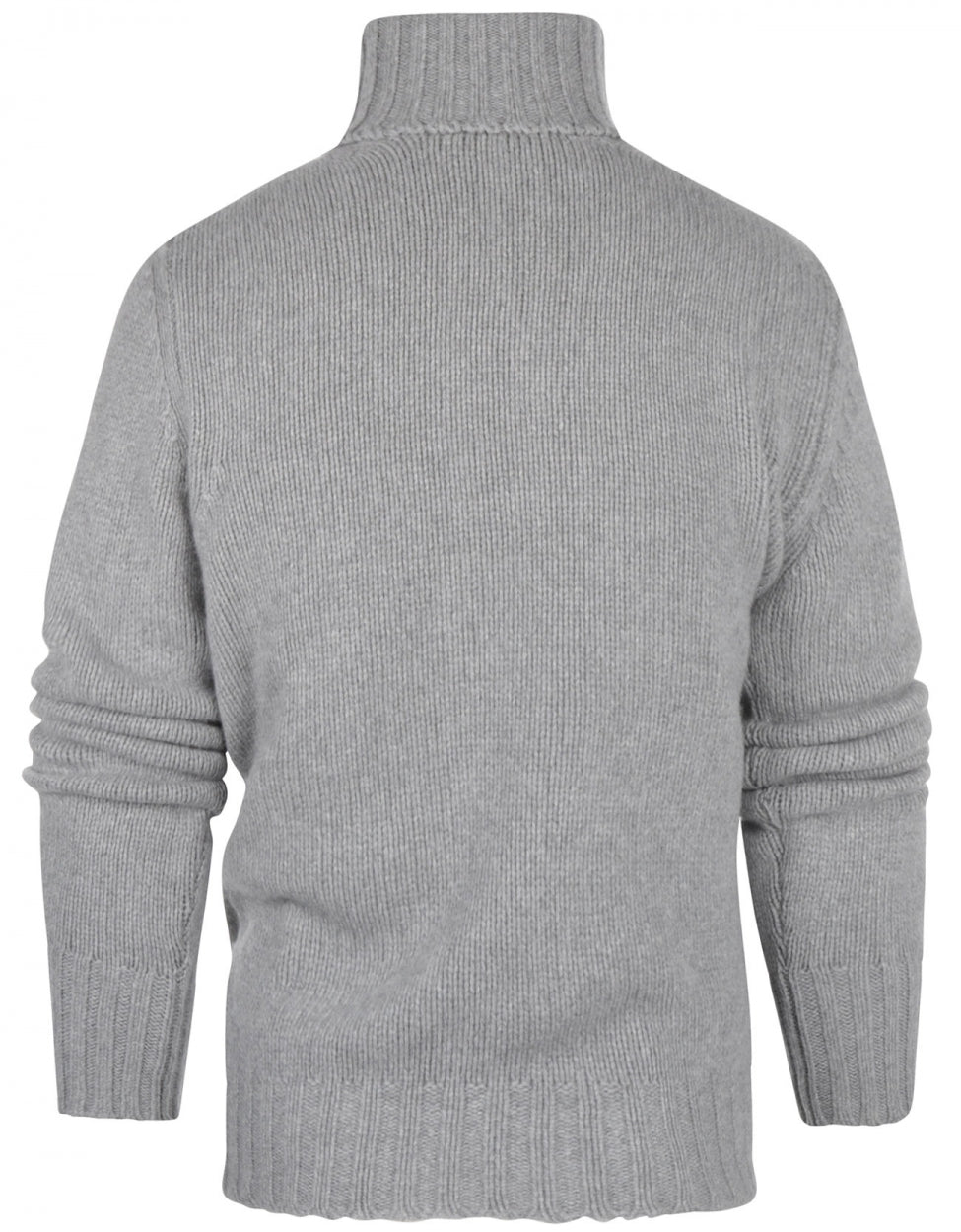 Geelong Kaschmir-Rollkragenpullover | Grau