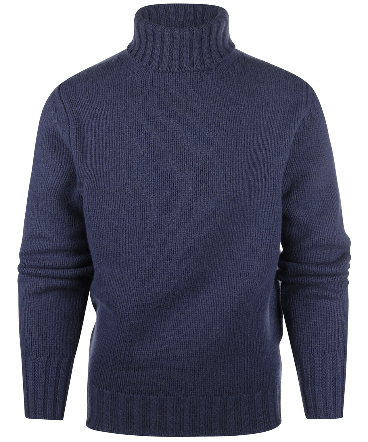 Geelong Kaschmir-Rollkragenpullover | Blau