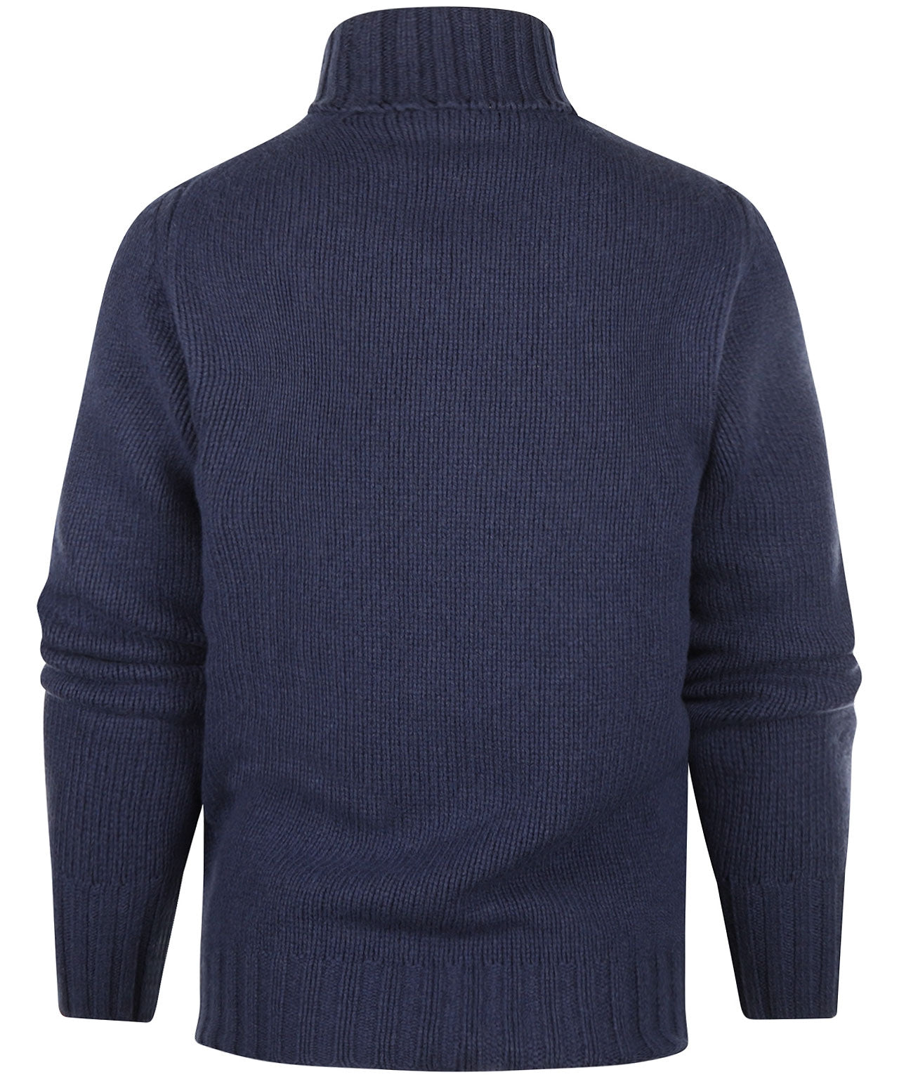 Geelong Kaschmir-Rollkragenpullover | Blau