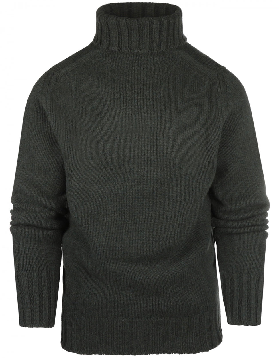 Geelong Kaschmir-Rollkragenpullover | Grün