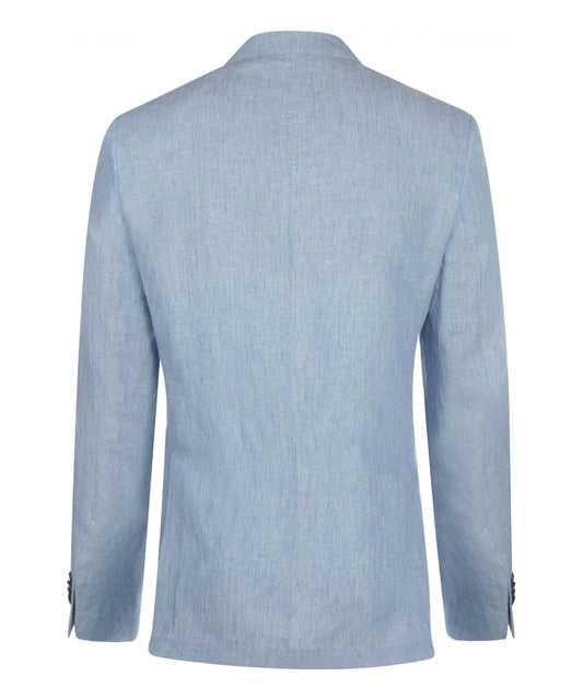 Leinenblazer | Blau