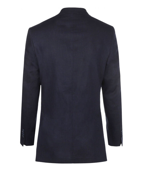 Linnen Colbert | Navy Blauw