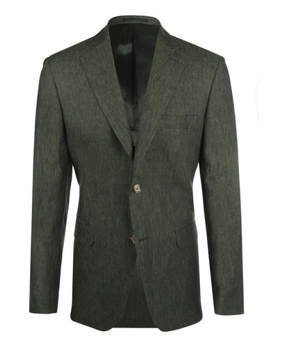 Linen blazer | Green