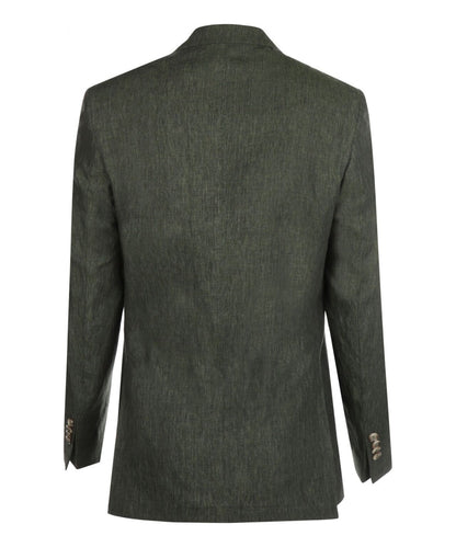 Linen blazer | Green