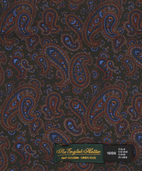 Silk scarf with wool lining | Green