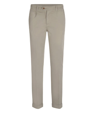 Boston Trousers Pleated and Turn-up | Brown