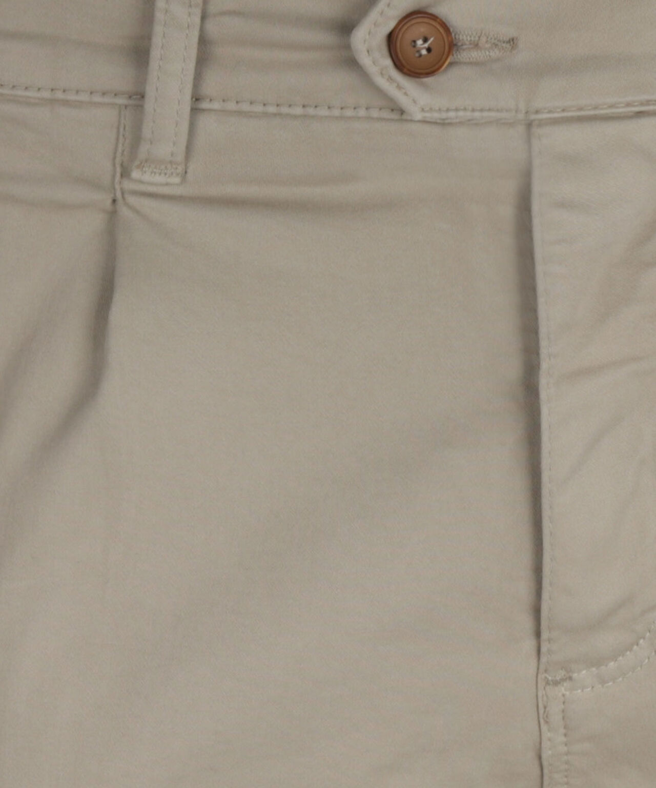 Boston-Hose mit Bundfalten und Umschlag | Braun