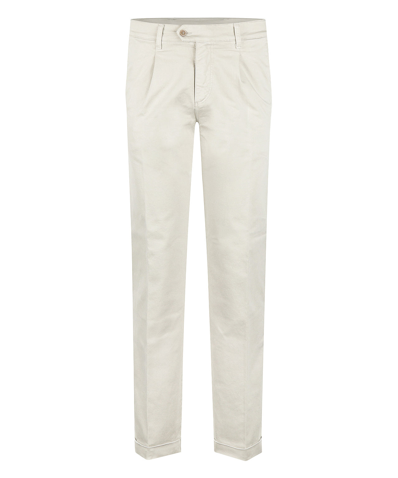 Boston Trousers Pleated and Turn-up | Brown