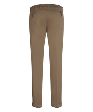 Boston Trousers Pleated and Turn-up | Brown