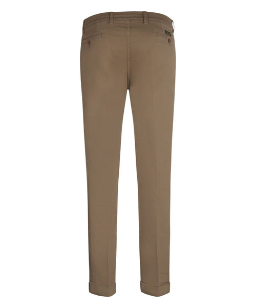 Boston Trousers Pleated and Turn-up | Brown