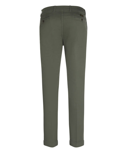 Boston Trousers Pleated and Turn-up | Green