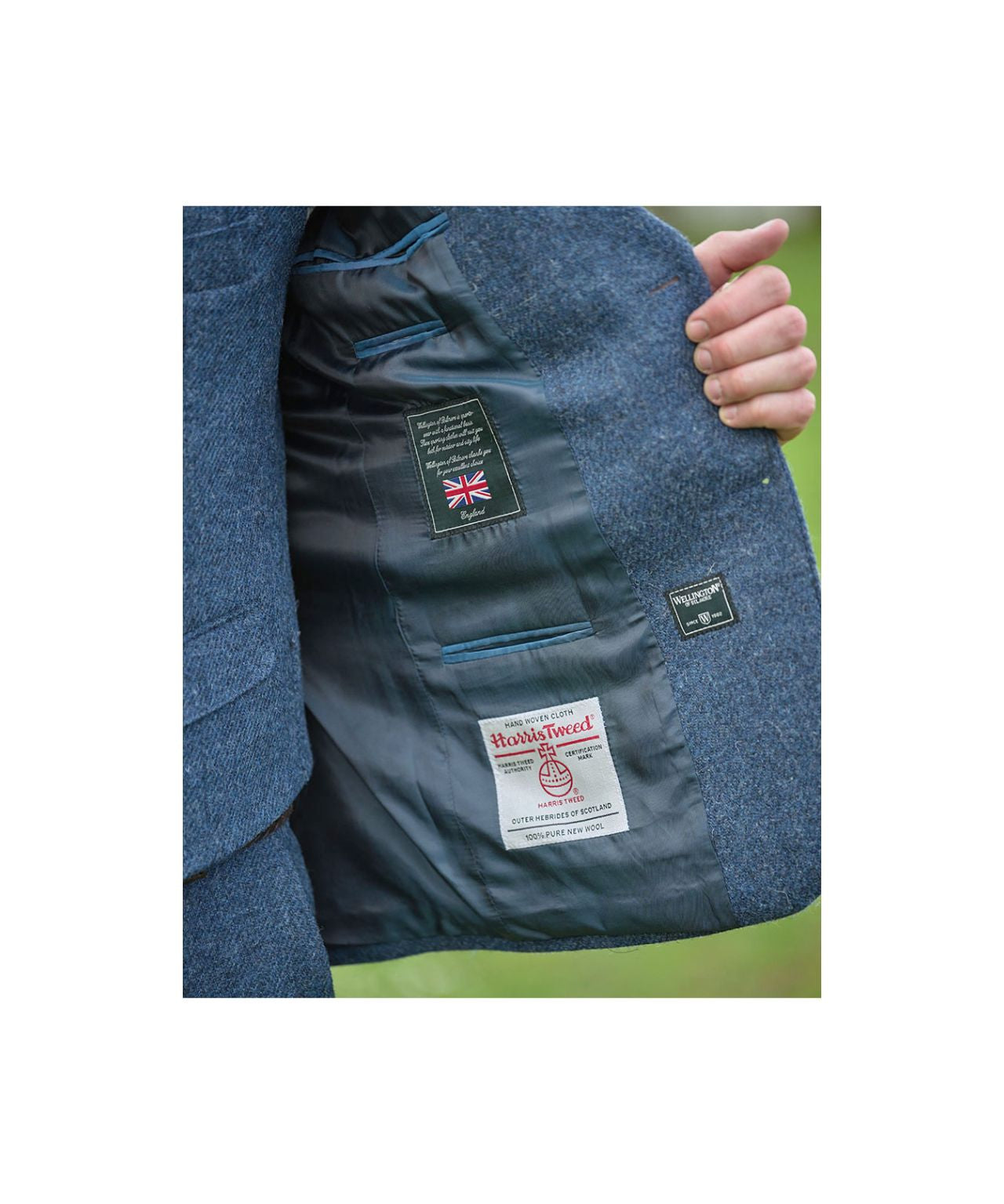 Harris Tweed Blazer | Blau