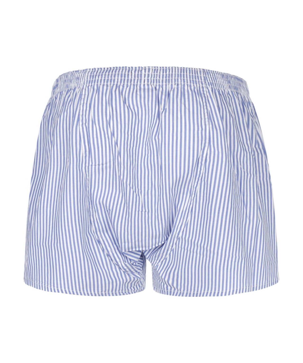 Boxershort katoen | Blauw Streep Breed
