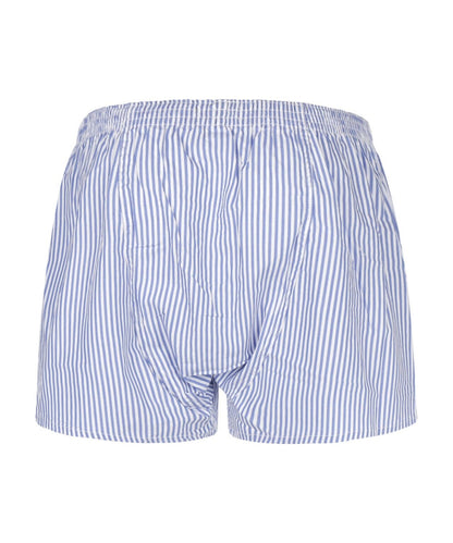 Boxershort katoen | Blauw Streep Breed