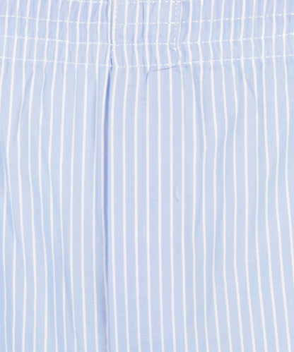 Boxershort katoen | Licht Blauw Streep Fijn
