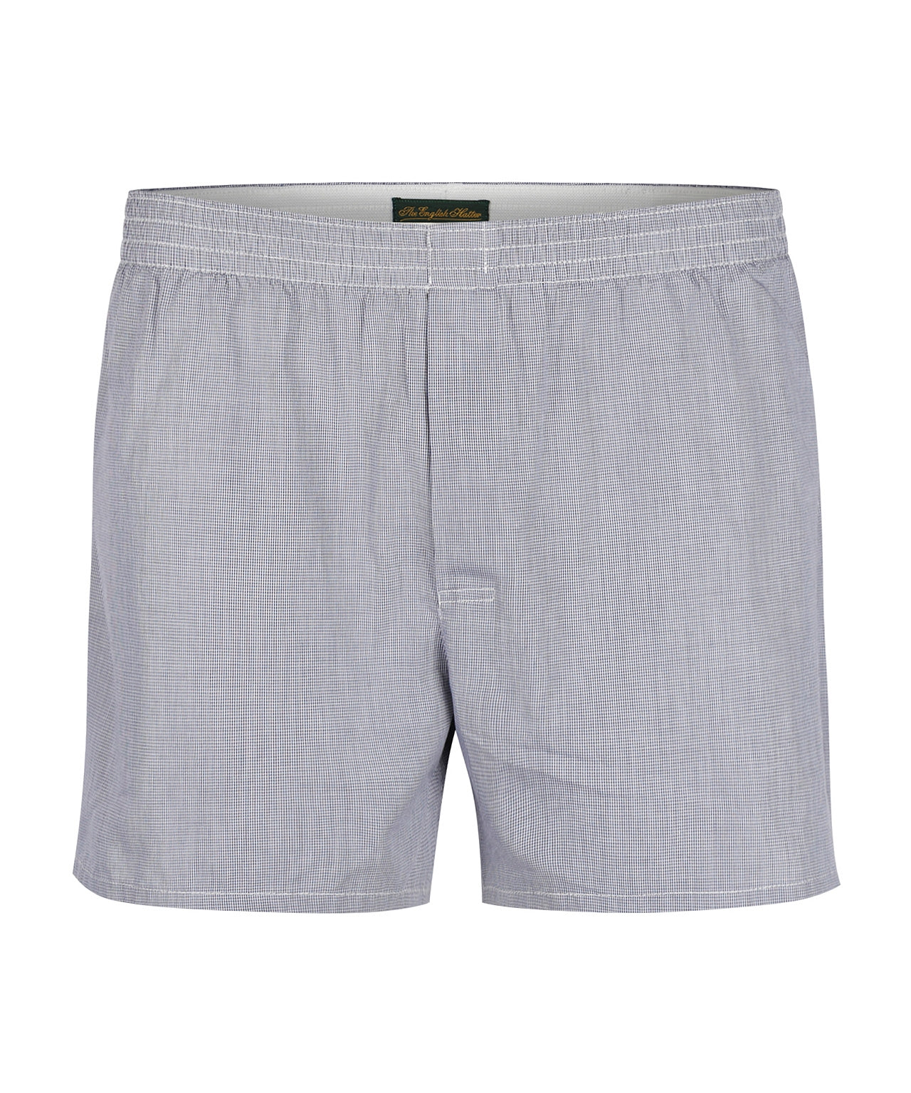 Boxershort katoen | Grijs Ruit Micro