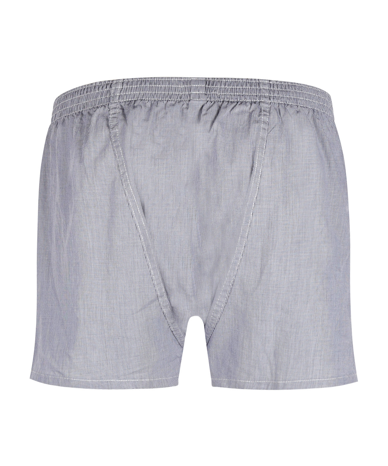 Boxershort katoen | Grijs Ruit Micro