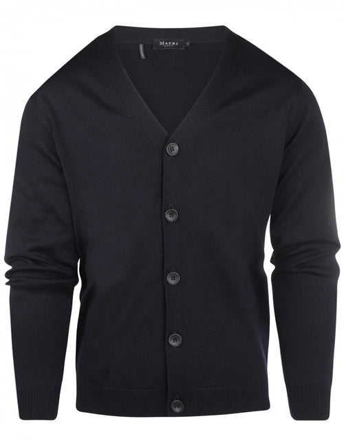 Maerz Classic Button Cardigan | Navy
