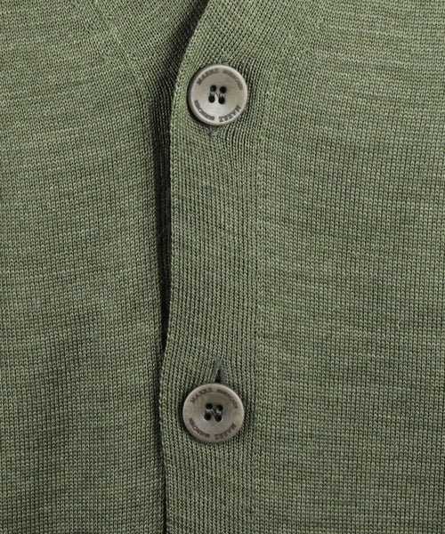 Maerz Classic Button Cardigan | Green