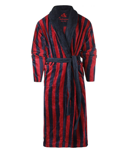 Kamerjas Velour | Navy/Red stripe