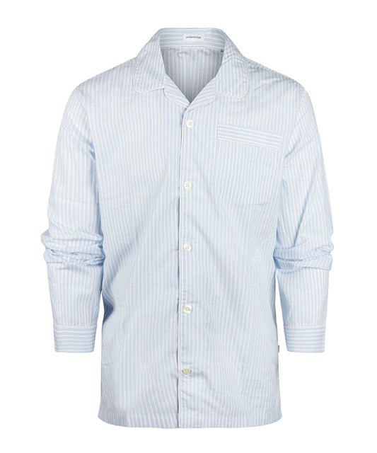 Klassischer gestreifter Pyjama | Blau